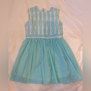 Never worn TooByDoo blue garden dress size 6